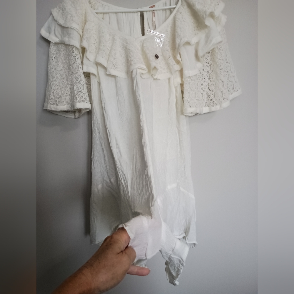 Free People Rush For Ruffles Romper - Picture 3 of 11
